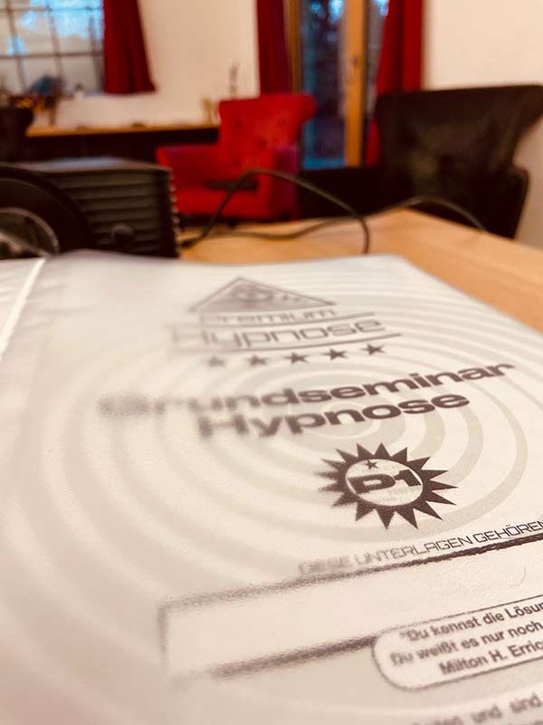 Zertifikat vom Kurs zum Hypnotiseur